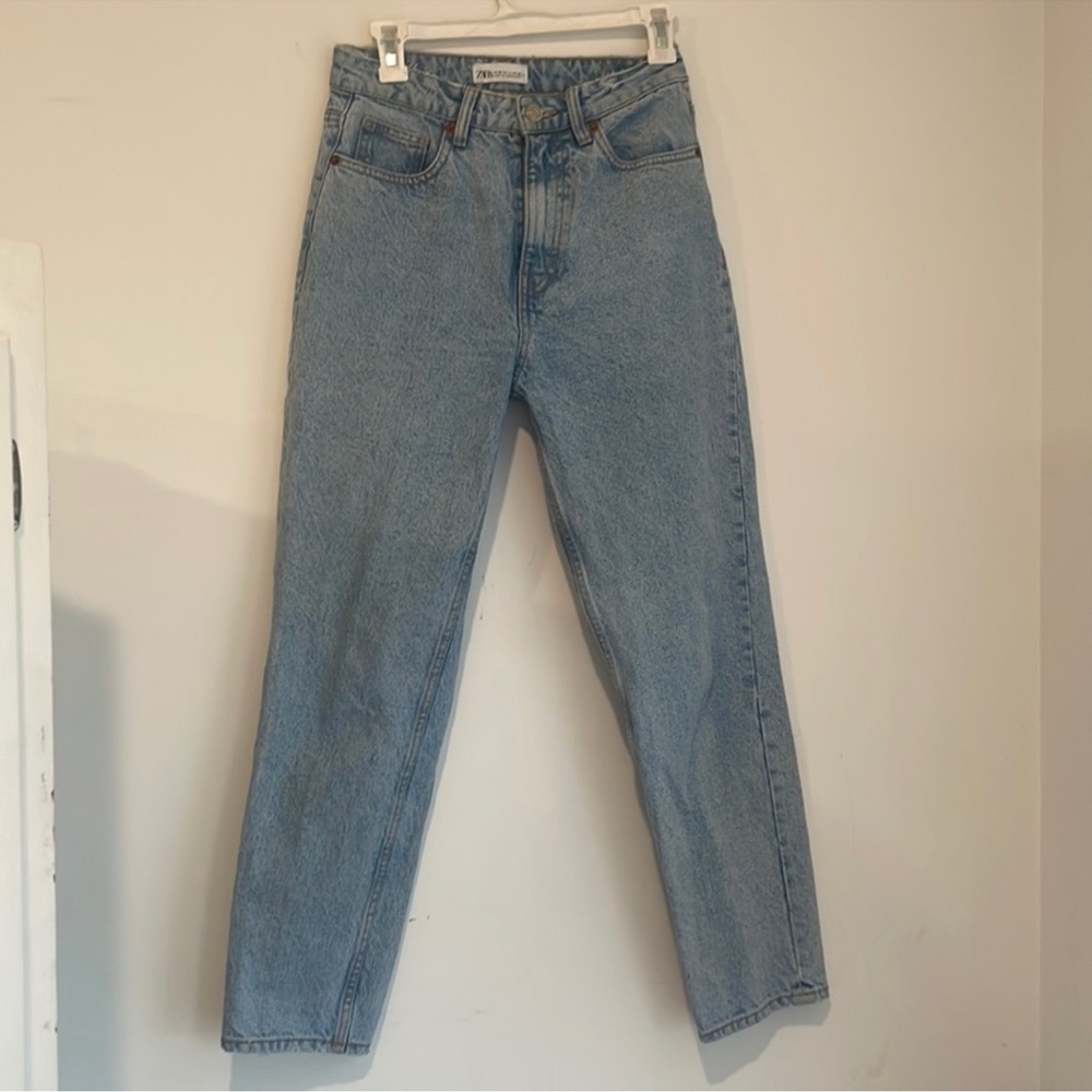ZARA High Waist Jeans - Light Wash Jeans - Y2K Style - 90's style jeans